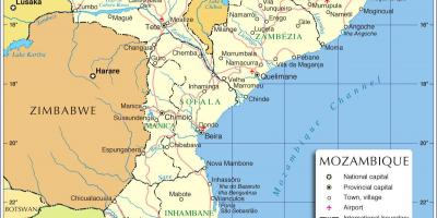 Maputo, Mosambik Karte