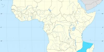Mosambik Afrika-Karte